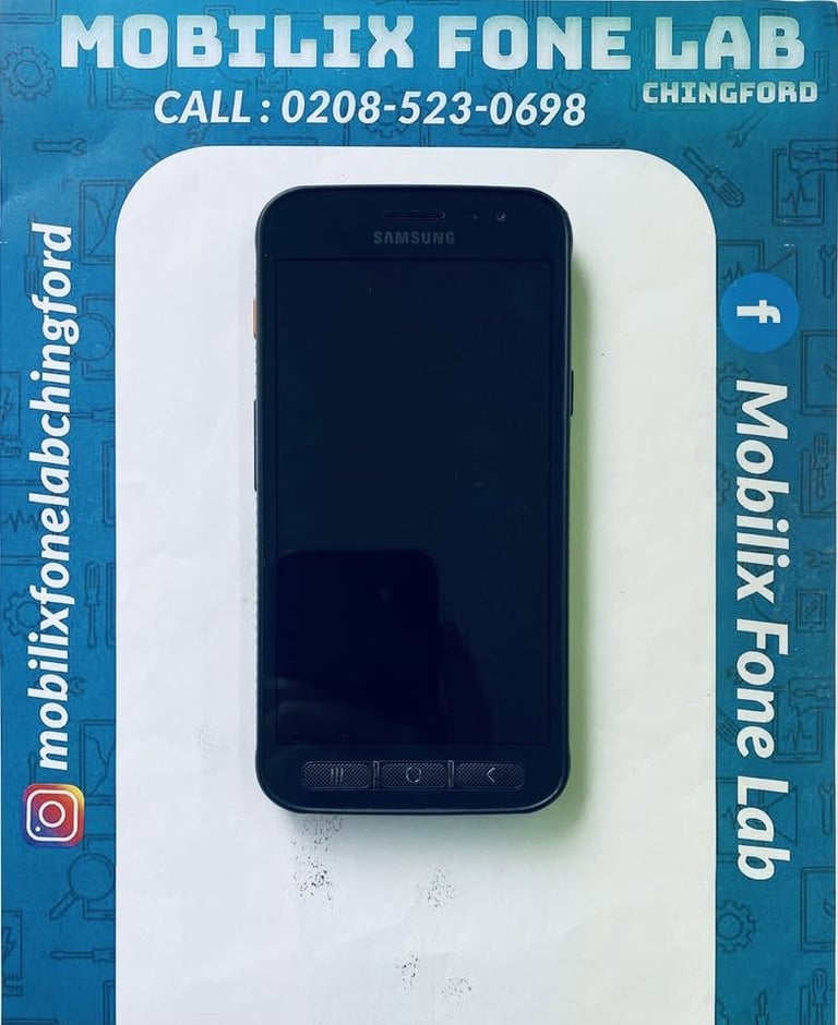 Samsung XCover 4S Black 32GB 3GB RAM Unlocked Android Version 11 Good Used Working Condition