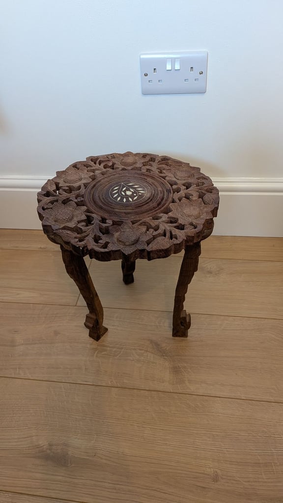 image for Carved wooden table
