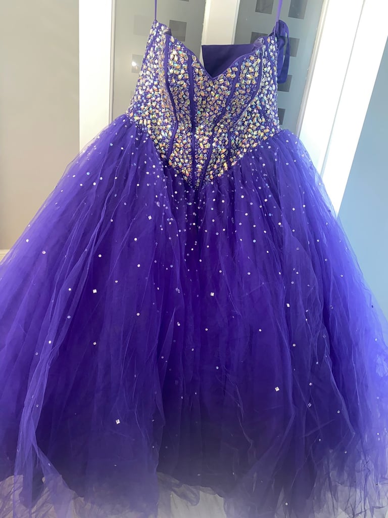 Prom dress purple - Mori Lee 14/16