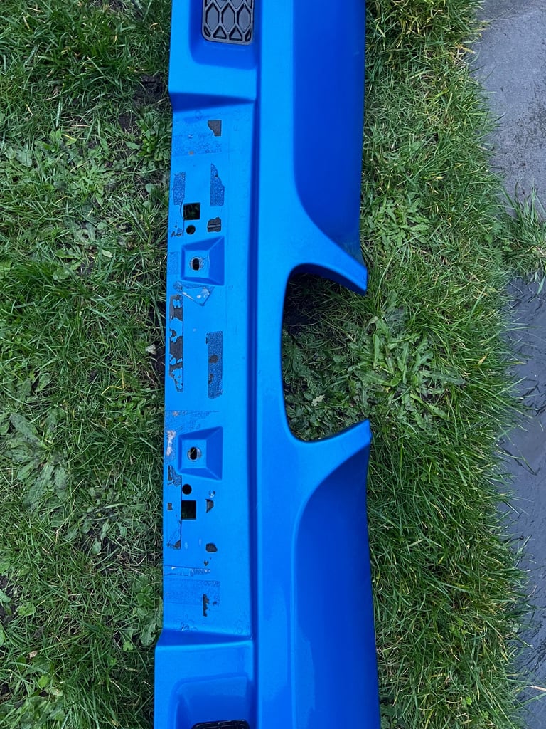 Vauxhall Astra h vxr rear bumper diffuser Arden blue 