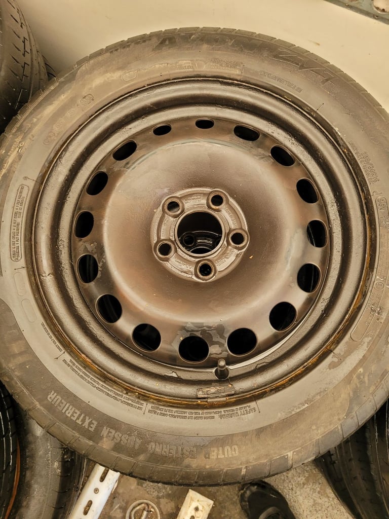 image for 4x ford 5x 108pcd wheels and good tyres size 205 60 16 