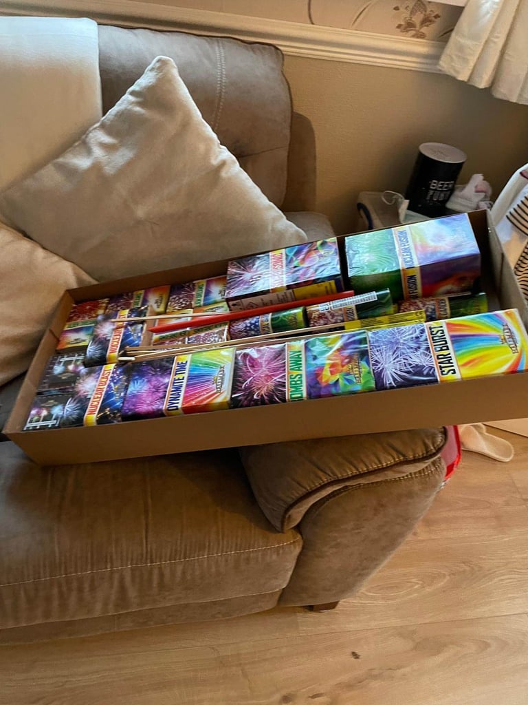 box of fireworks brand new 