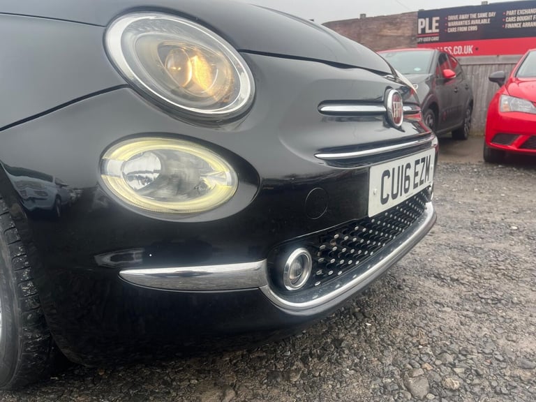2016 Fiat 500 0.9 TwinAir 105 Lounge 3dr HATCHBACK Petrol Manual