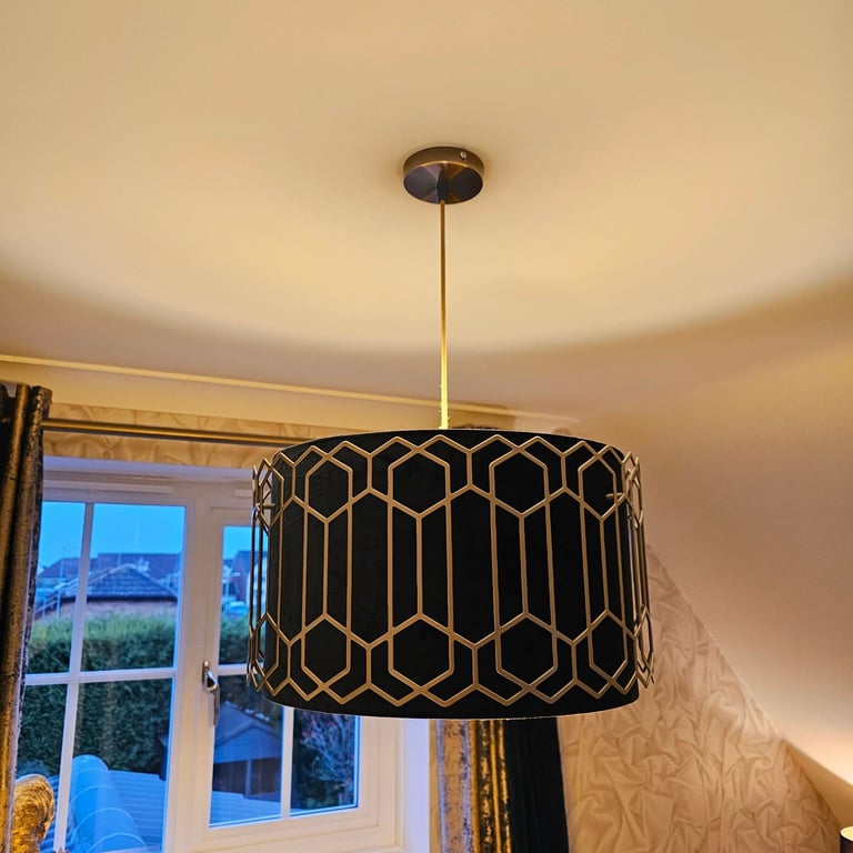 Next Blue/Gold pendant light