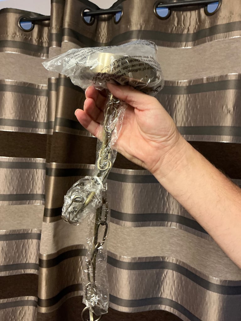 Light fitting with shade brand new