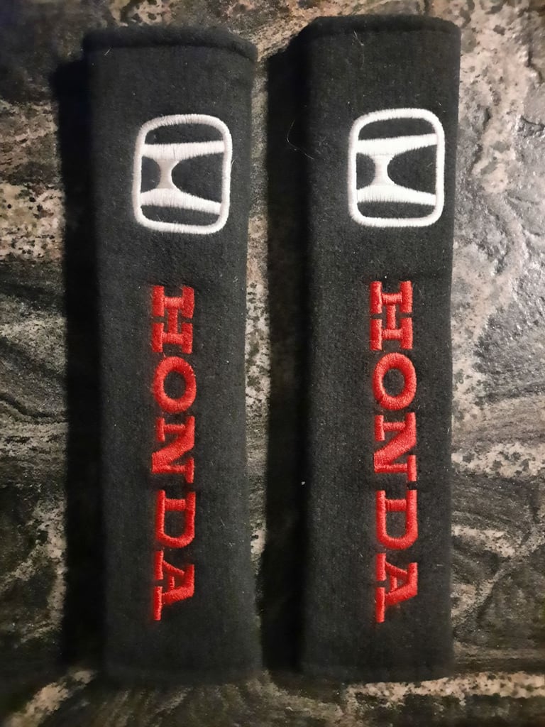 image for Honda Embroidered Seatbelt Pads