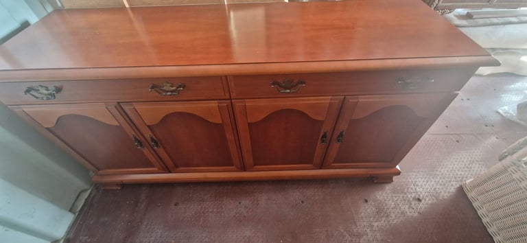 Vintage Solid Wood Sideboard - Brown - Good Condition