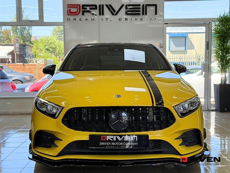 STUNNING! MERCEDES BENZ A35 2.0 AMG 4MATIC+ AERO KIT + SUN YELLOW +FREE DELIVERY