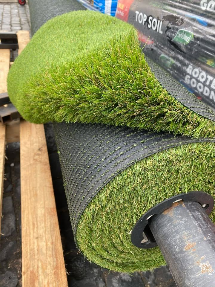 image for Artificial Grass Rolls for Balconies & Decking | 30mm Soft Grass