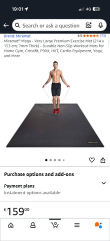 Miramat Gym Exercise Yoga Mat RRP £150+ in Cwmbran, Torfaen