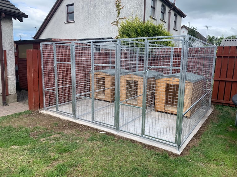 High quality new galvanised dog pens. Dog run. Dog kennel. Pet. Cat enclosures. 