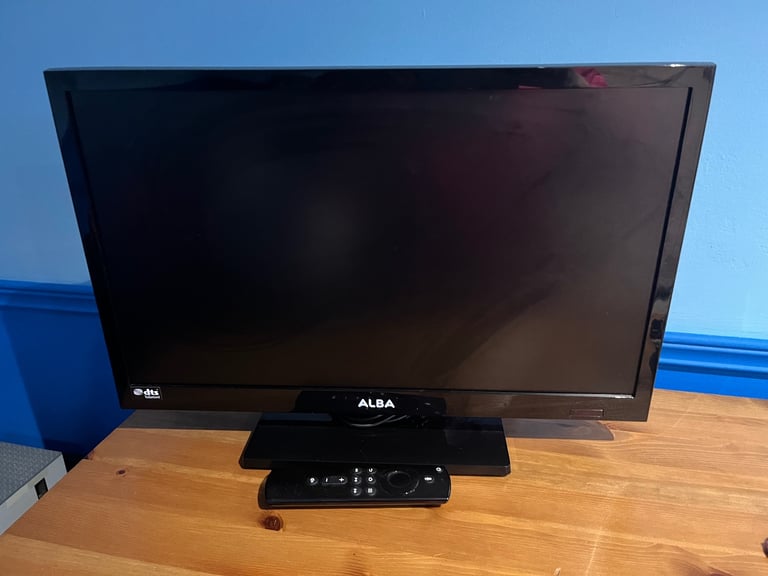image for 19 inch TV with. Built in DVD player