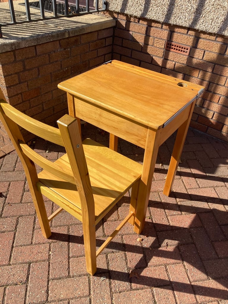 image for School Desk and Chair