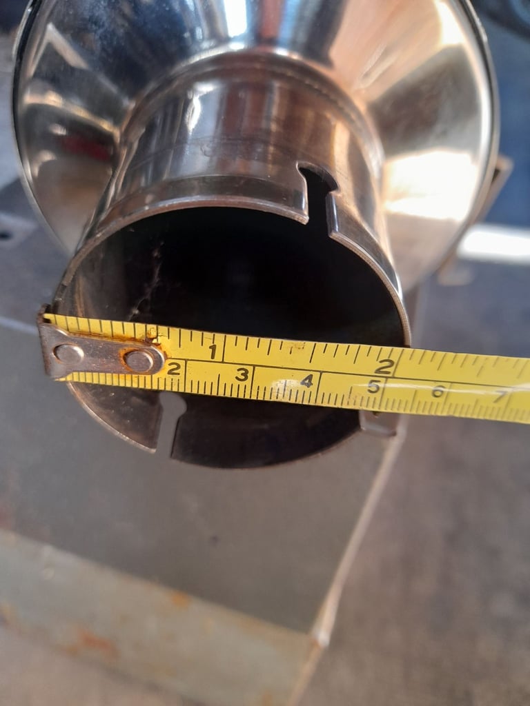 Motorcycle Blackwidow exhaust/end can 