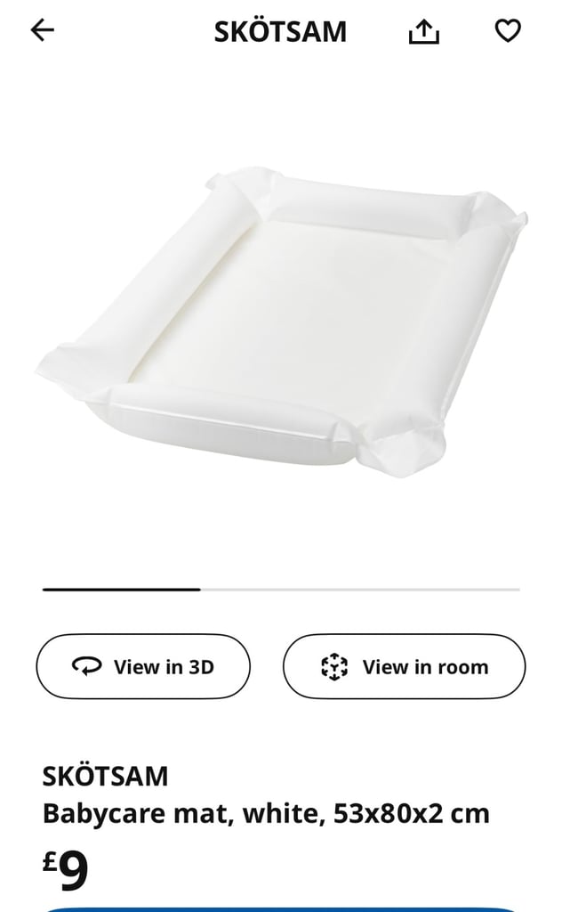 Ikea Baby Changing Stand and Accessories 