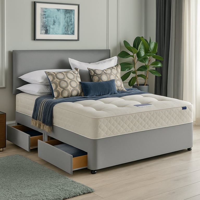 Get Your Divan Bed Today – King, Double, Small Double and Single Size Options