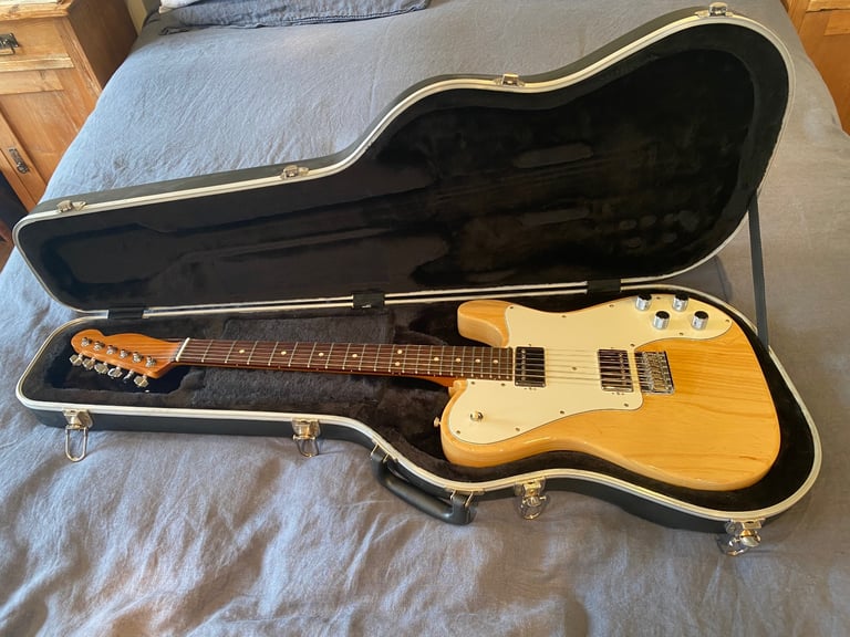 Fender Telecaster American Deluxe Partscaster, Warmoth 24.75” neck, Gibson humbuckers
