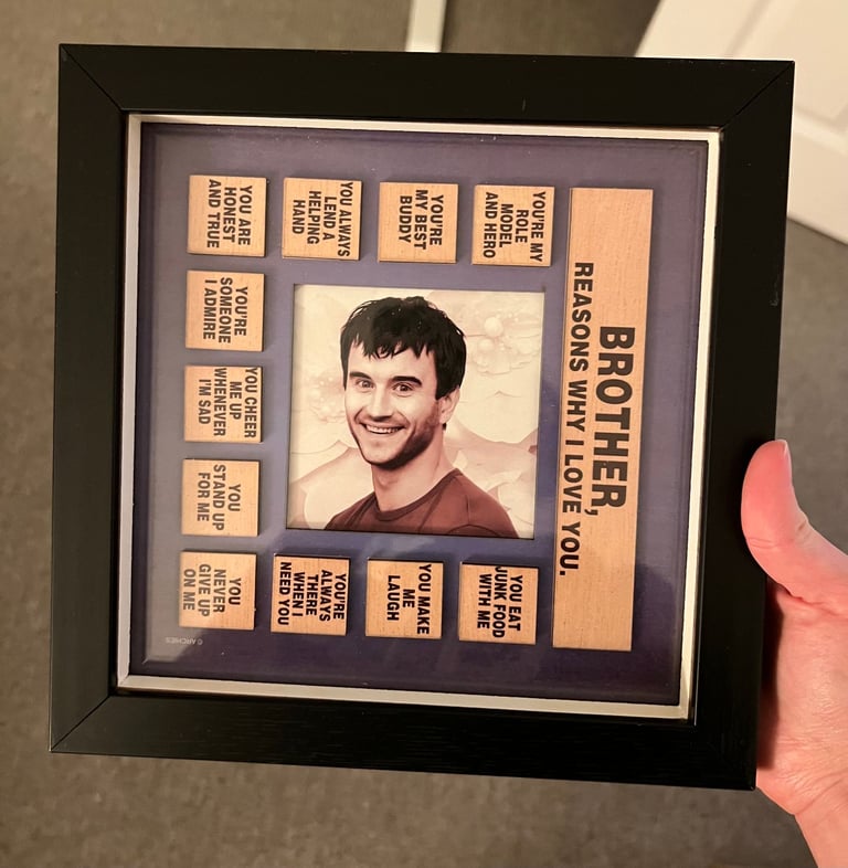 image for Picture frame – (Gentleman in frame not included)