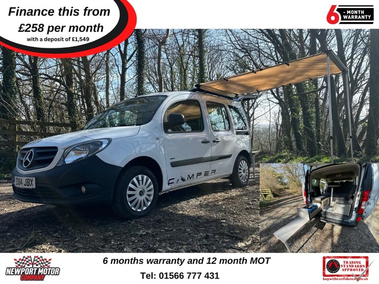 2014 Mercedes-Benz Citan 109CDI 5 Seater Camper van  MINIBUS Diesel Manual