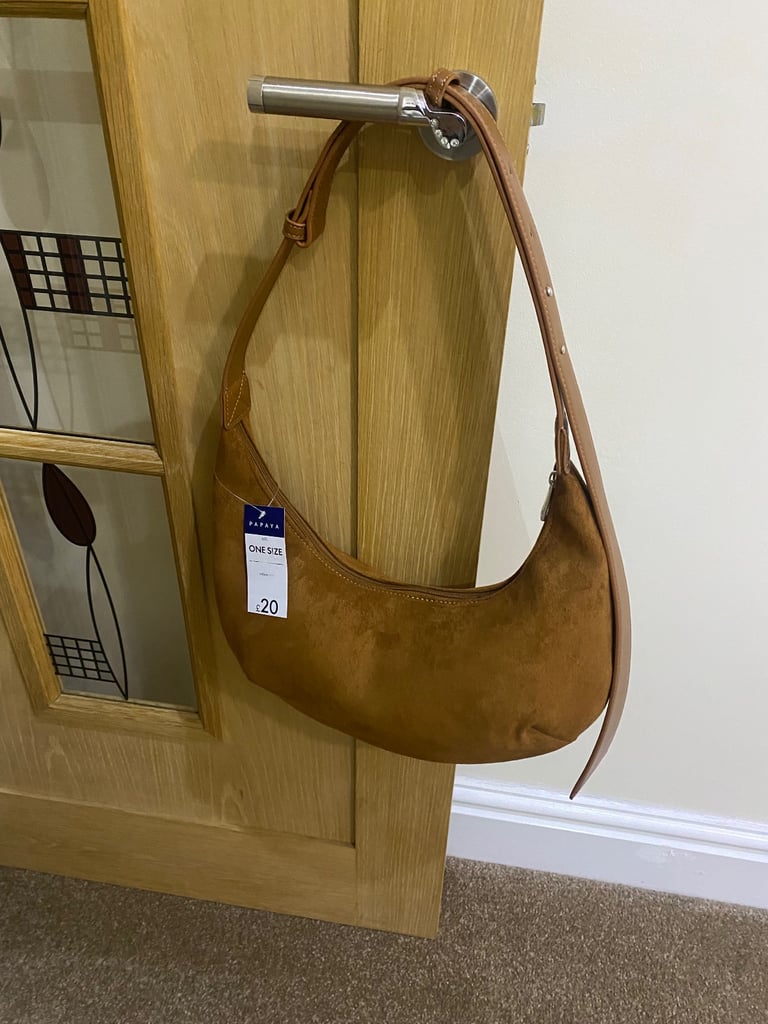 Beautiful suede handbag new RRP £20