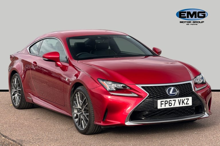  Lexus Rc 2.5 300h F Sport Coupe 2dr Petrol Hybrid CVT Euro 6 s/s 223 Ps