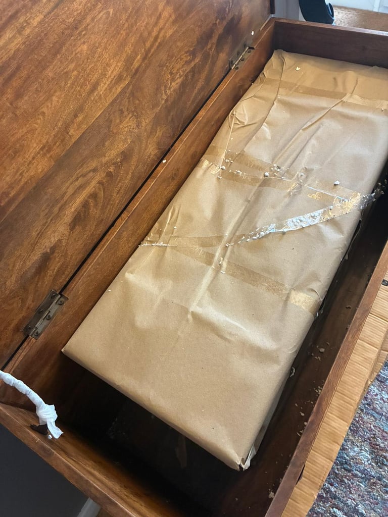 Set of 3 New Wooden Storage/Blanket Chests 