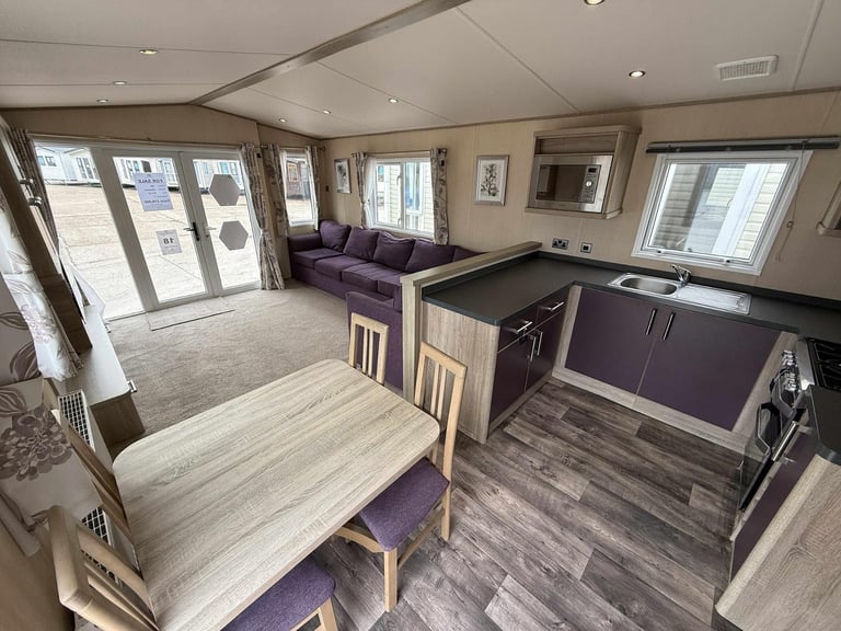 2 Bed Static Caravan - DG, CH, French Doors, Ensuite - Offsite Sale for Own Land