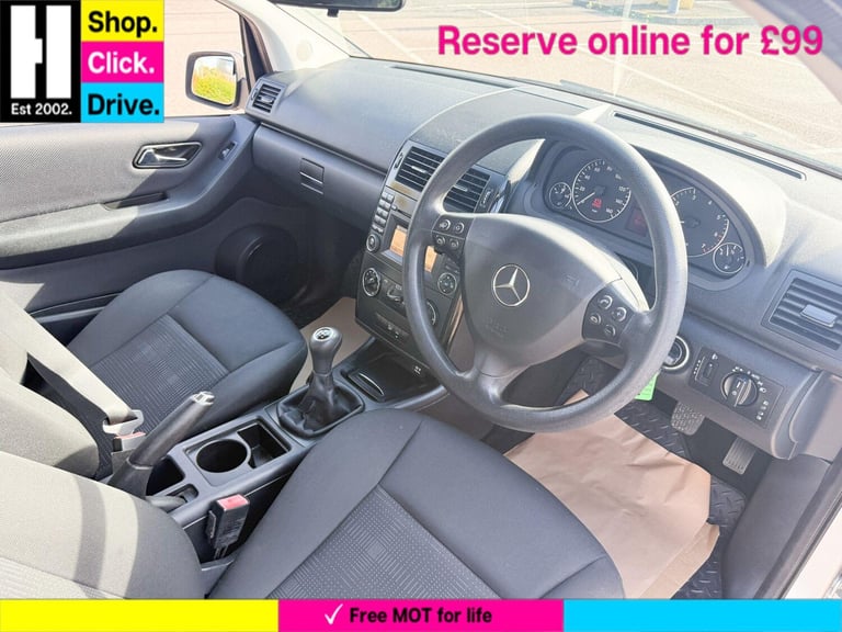 Mercedes-Benz A-Class 1.5 A160 BlueEfficiency Classic SE Hatchback 5dr Petrol Manual (139 g/km, ...