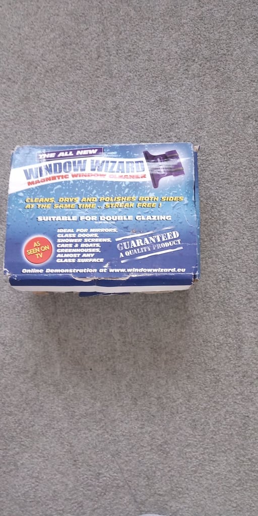 New Window Wizard Magnetic Window Cleaner