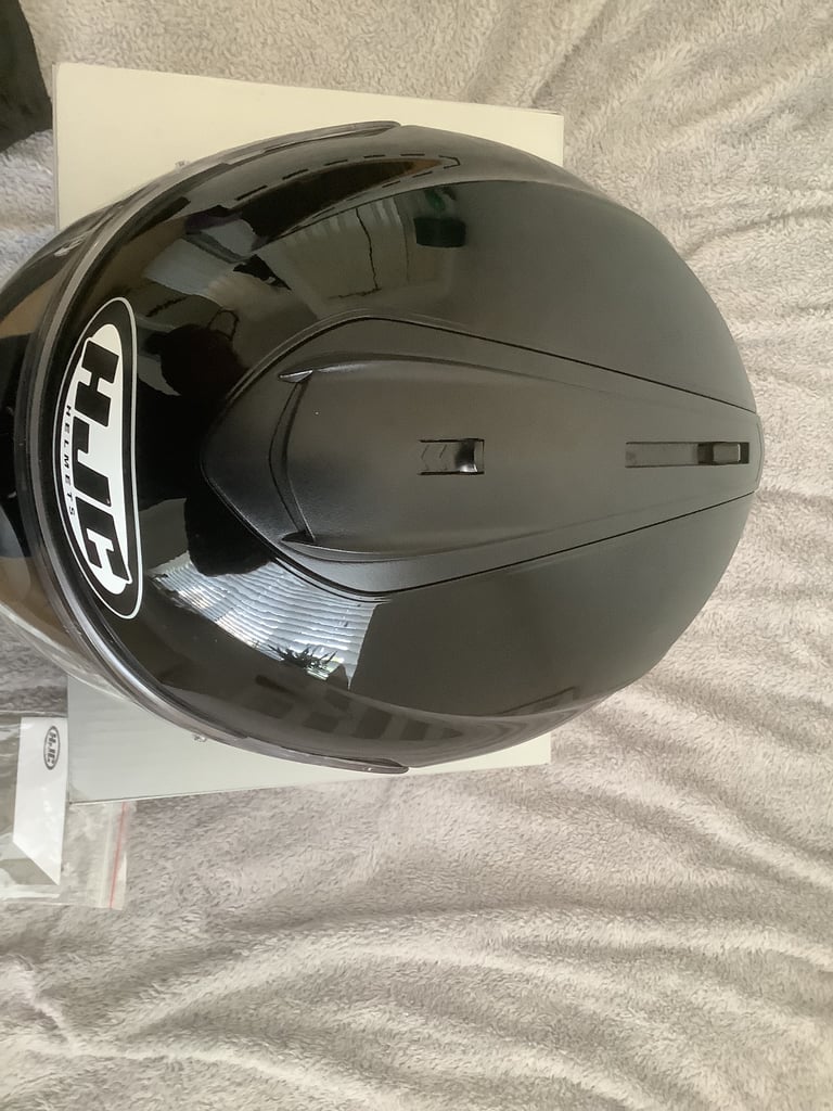 Motorcycle HJC C70 Helmet With Pin Lock Visor And Top & Front Vents Size L - Like New