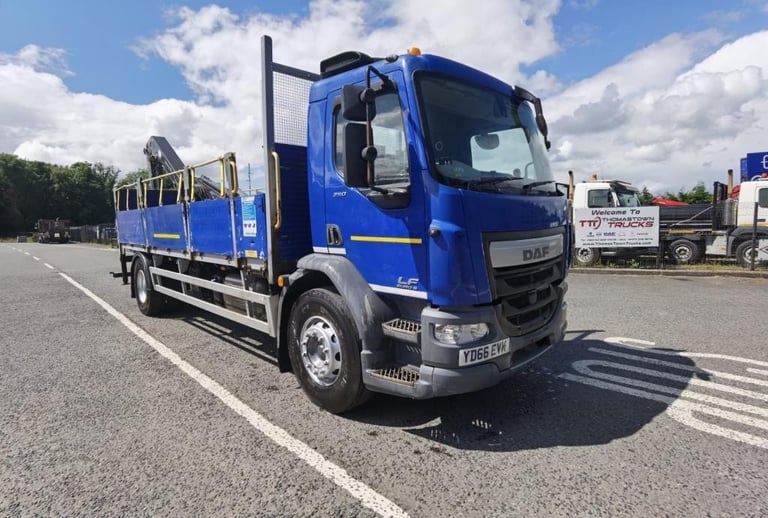 image for 2016  DAF LF 250 EURO 6, 18 TON GROSS 4X2 with 19 1/2 Ft Dropside Body