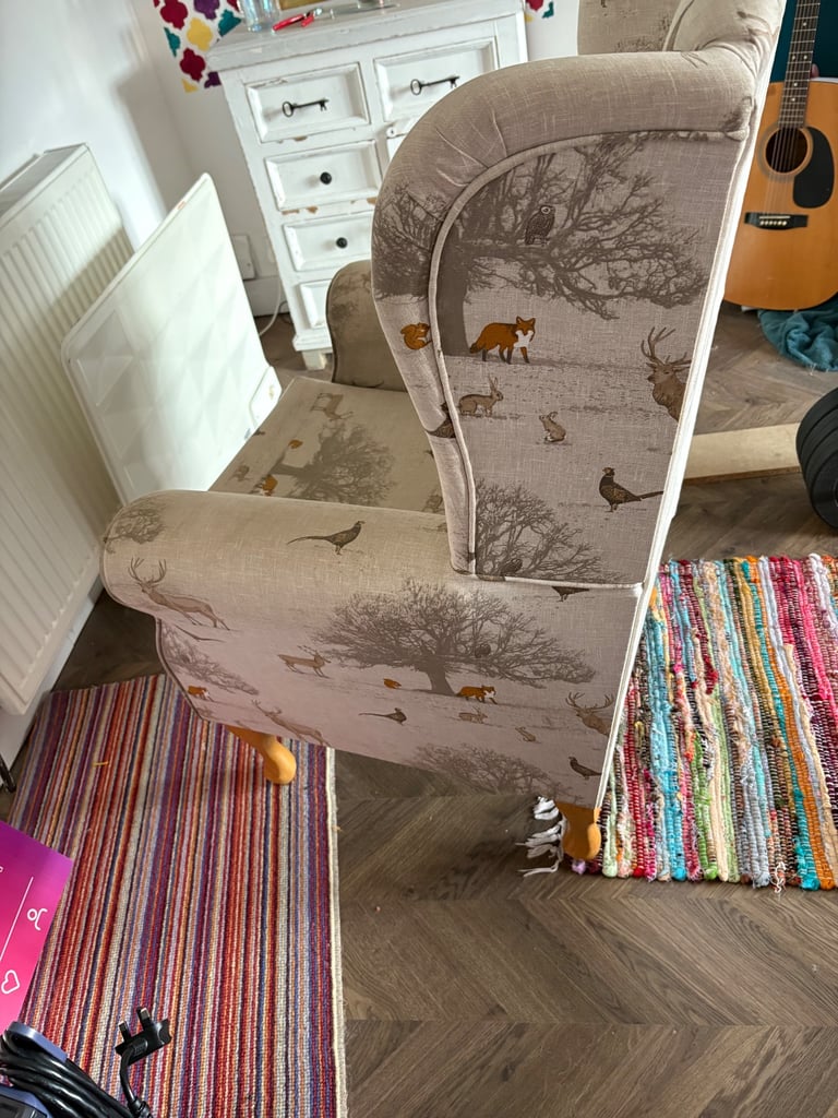 Woodland Print Chair