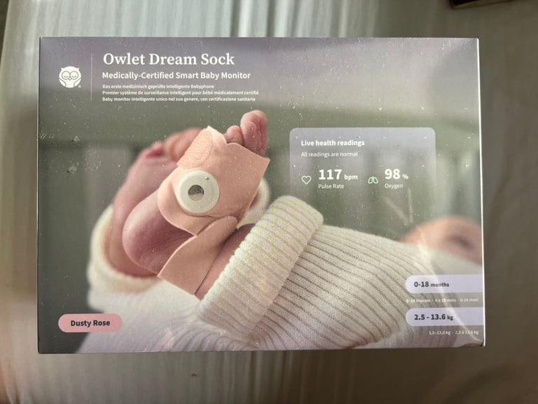 image for Owlet dream sock baby monitor - brand new 