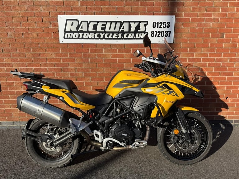 BENELLI TRK 502 X 2022 72 REG 2,546 MILES YELLOW USED MOTORCYCLE 500CC