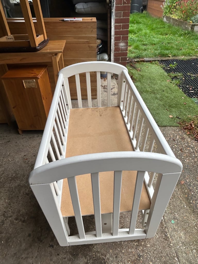 Swinging cot. Crib. From John Lewis. Possible delivery 