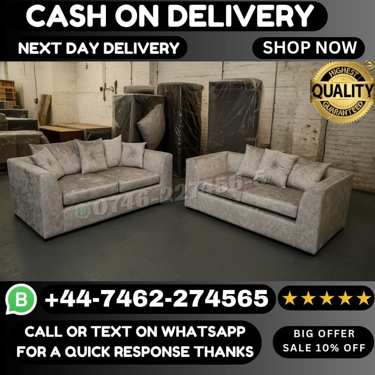 Top Quality Sofas Sale – Fast Delivery & Unbeatable Comfort!