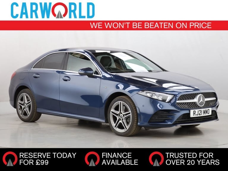 image for 2021 Mercedes-Benz A-Class 1.3 A250e 15.6kWh AMG Line (Executive) Saloon 4dr Petrol Plug-in Hybri...