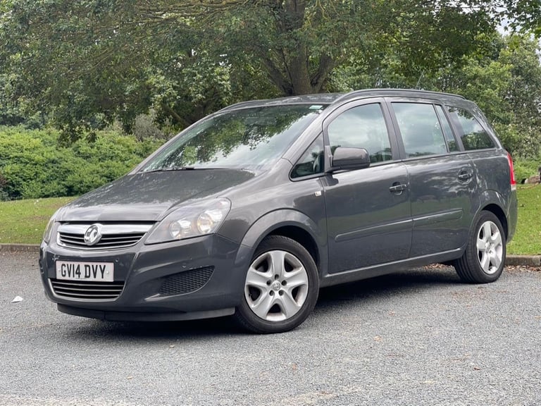2014 VAUXHALL ZAFIRA EXCLUSIV PETROL 1.8 MPV 7 SEATER ULEZ COMPLIANT TOWBAR SENSORS AC MOT HPI CLEAR