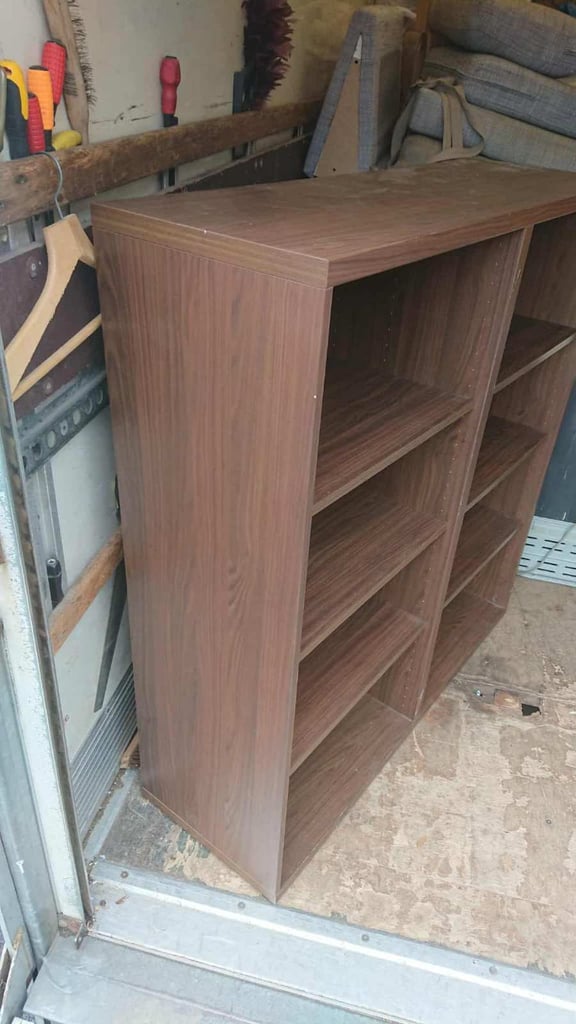 Dark Brown Shelving Unit 