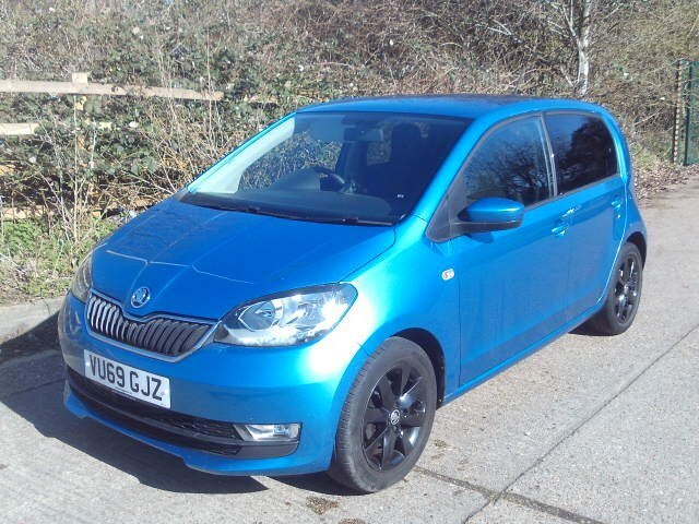 2019 Skoda Citigo 1.0 MPI GreenTech Colour Edition 5dr Blue 33k Miles Years MOT Warranty HATCHBAC...