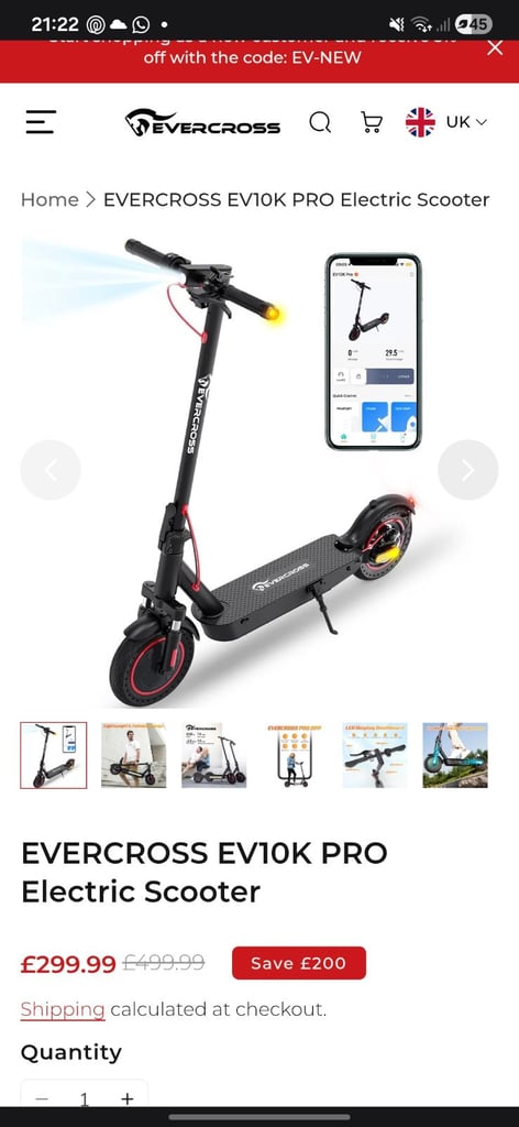 image for Evercross EV10k pro