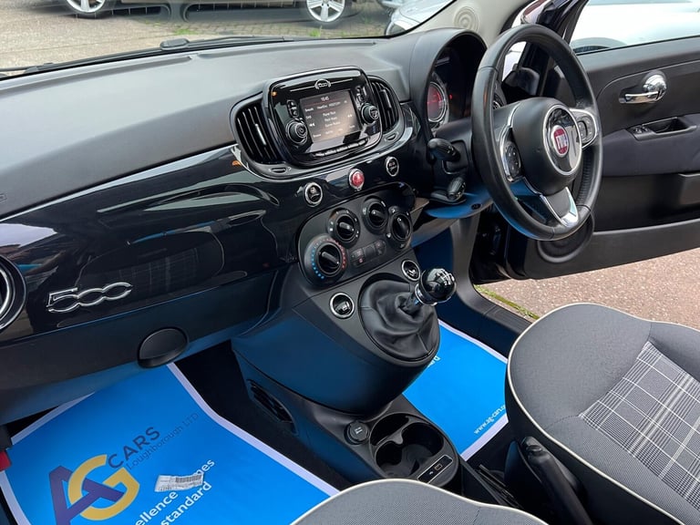 2019 Fiat 500 1.2 Lounge Hatchback 3dr Petrol Manual Euro 6 (s/s) (69 bhp) HATCHBACK Petrol Manual