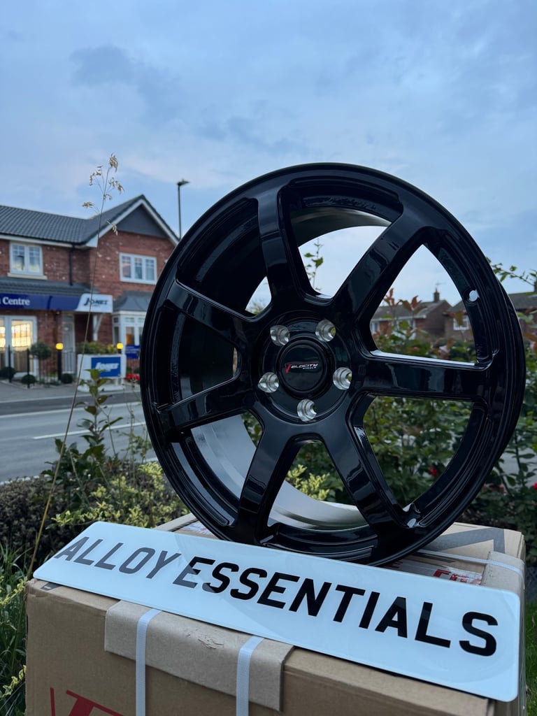 18” Velocity VC5 Alloy Wheels in Gloss Black - VW, Seat, Skoda, Audi, Mercedes etc
