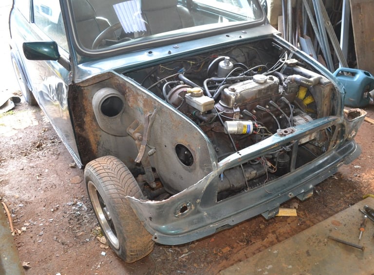 Classic Mini Rover British Open 1275cc Manual Project Spares or Repairs