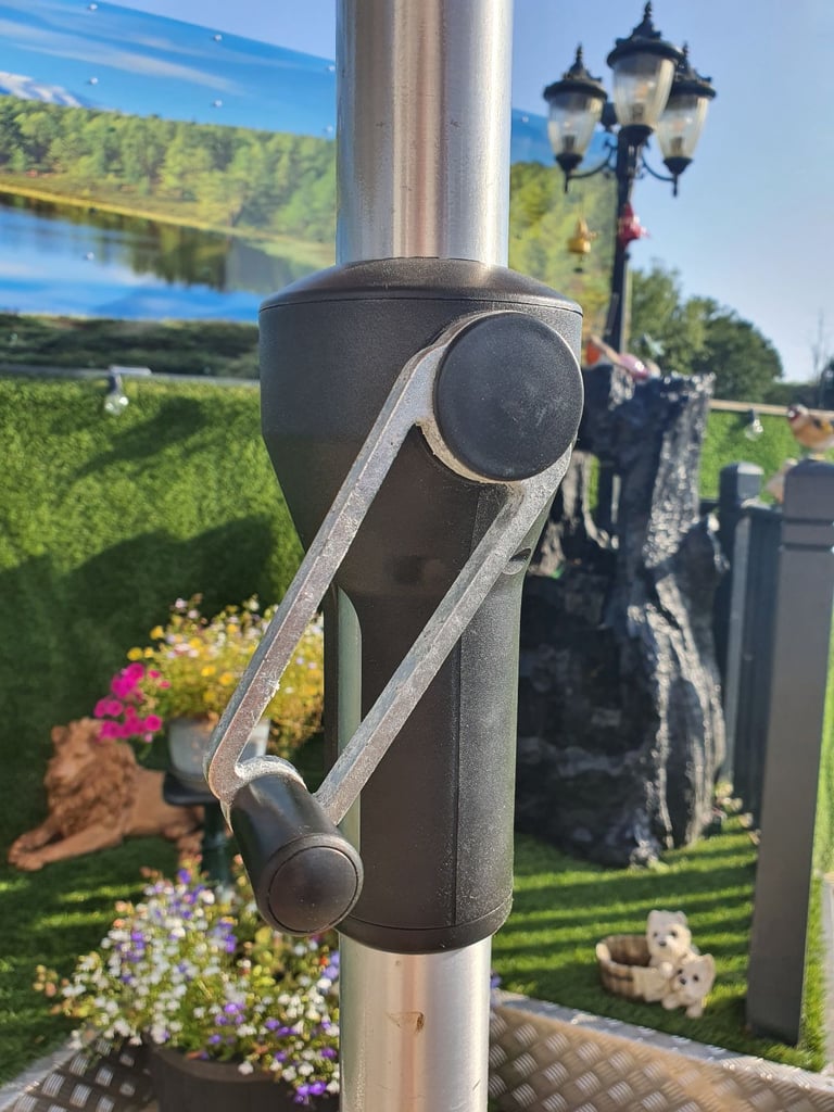 Patio umbrella/marble base