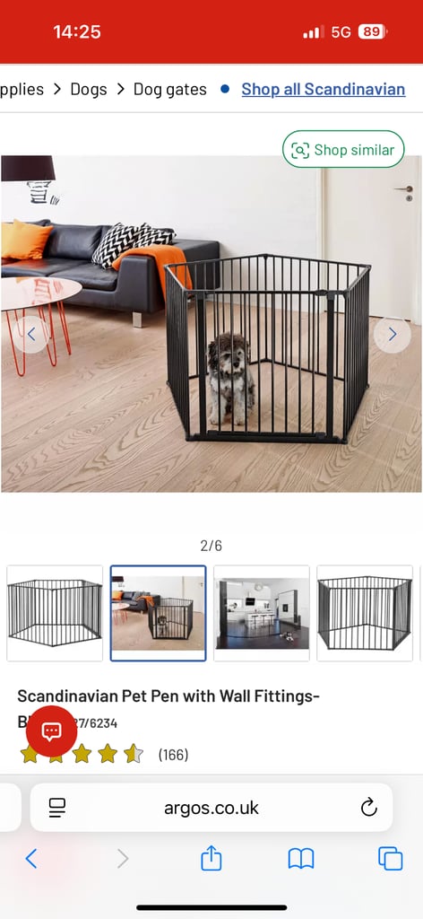 image for Fire guard, Scandinavian pet pen, child pen