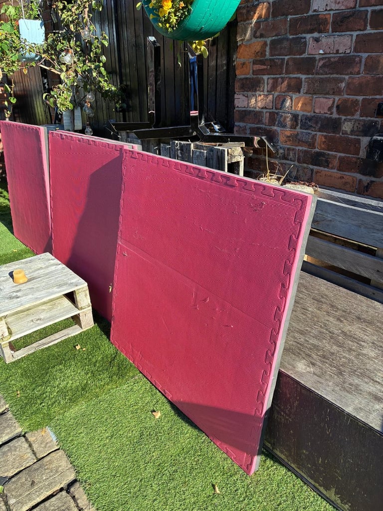 Large gymnastics/ interlocking gym mats - price for 1. Just over 1m sq