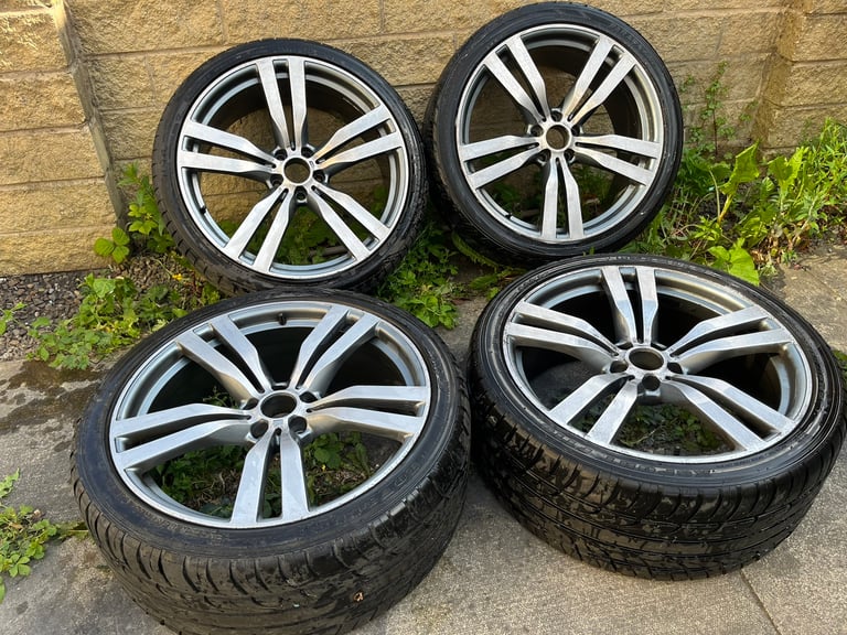 22 Inch BMW X5 Alloy Wheels And Tyres - Fit Range Rover, X6 - 5x120