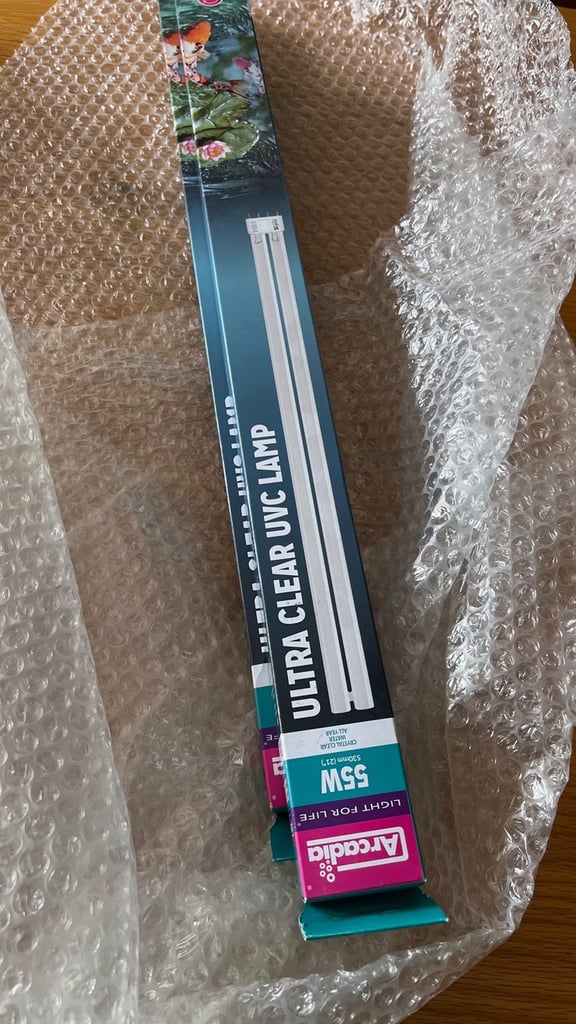 image for 2x Arcadia 55W UV Lamps Fish Pond