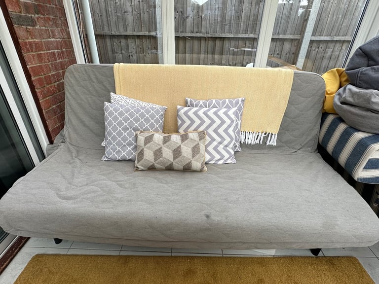 Grey sofa bed 
